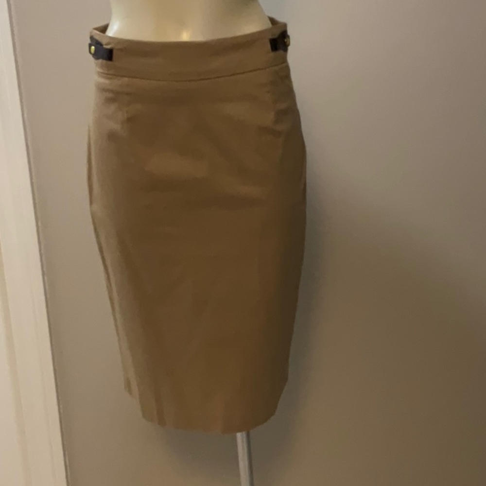Camel colour skirt